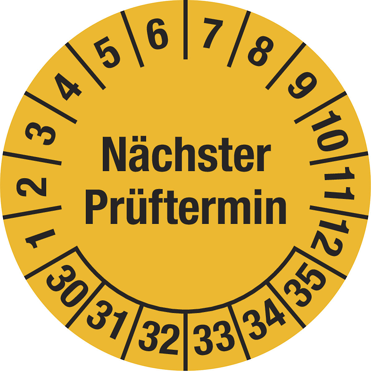 Mehrjahresplakette, Nächster Prüftermin