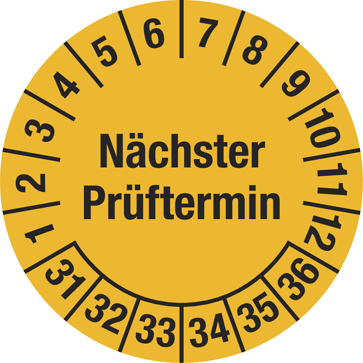 Mehrjahresplakette, Nächster Prüftermin