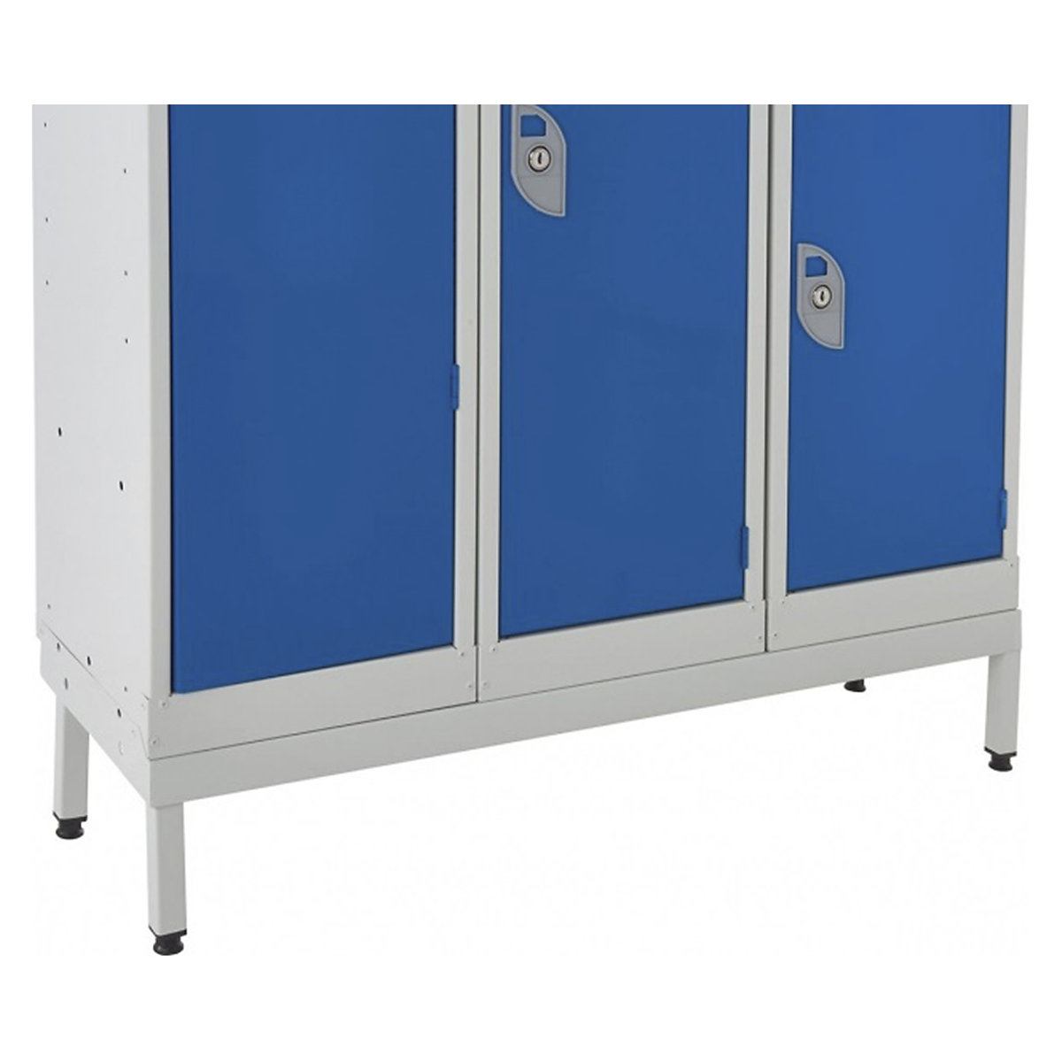 Mercian Locker Stands | 150h mm, Mercian Locker Stands | 150h mm, Mercian Locker Stand | Holds 3 Lockers 450w x 450d mm | 150h x 1350w x 450d mm-3