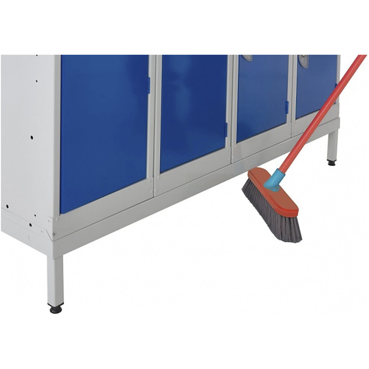 Mercian Locker Stands | 150h mm, Mercian Locker Stands | 150h mm, Mercian Locker Stand | Holds 5 Lockers 300w x 300d mm | 150h x 1500w x 300d mm-4