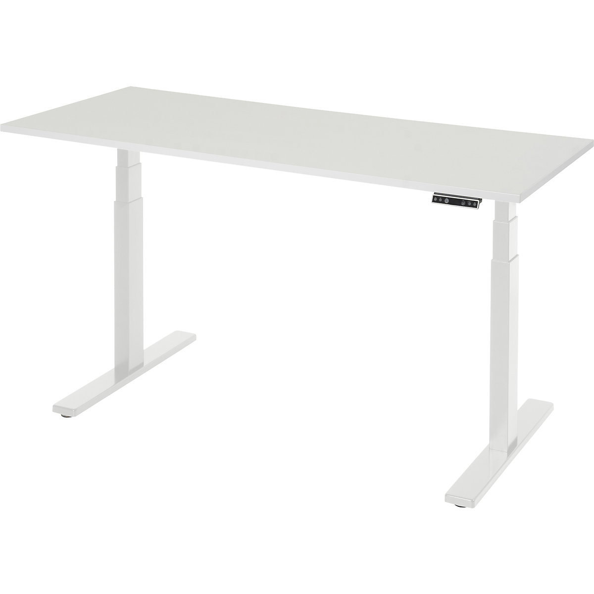 Mesa de trabajo de altura regulable eléctricamente, carga max. 100 kg &ndash; RAU