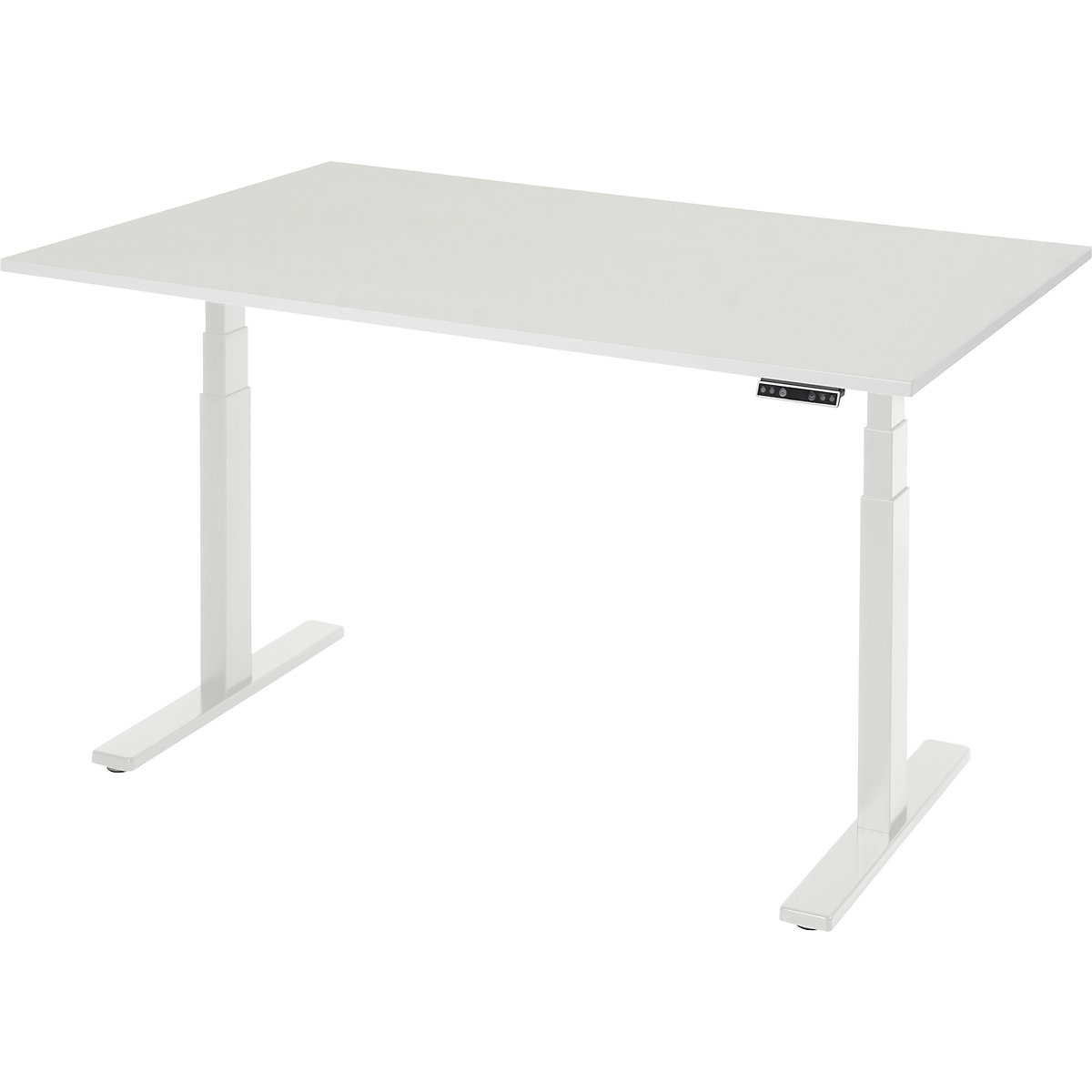 Mesa de trabajo de altura regulable eléctricamente, carga max. 100 kg &ndash; RAU