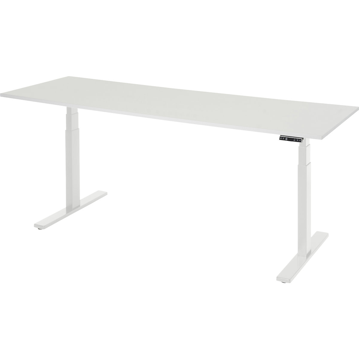 Mesa de trabajo de altura regulable eléctricamente, carga max. 100 kg &ndash; RAU