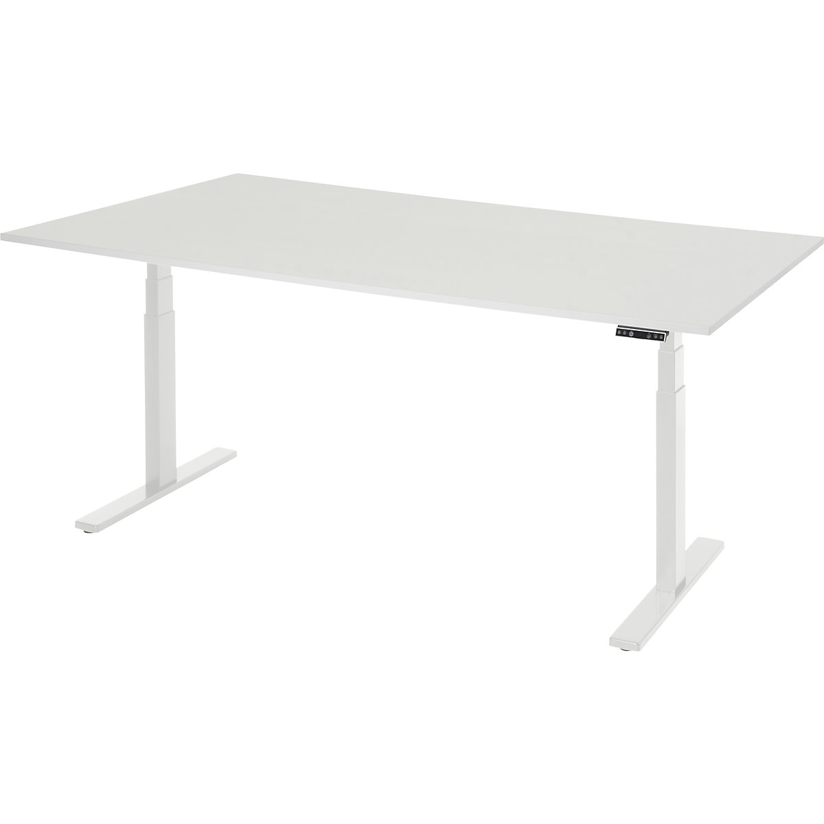 Mesa de trabajo de altura regulable eléctricamente, carga max. 100 kg &ndash; RAU