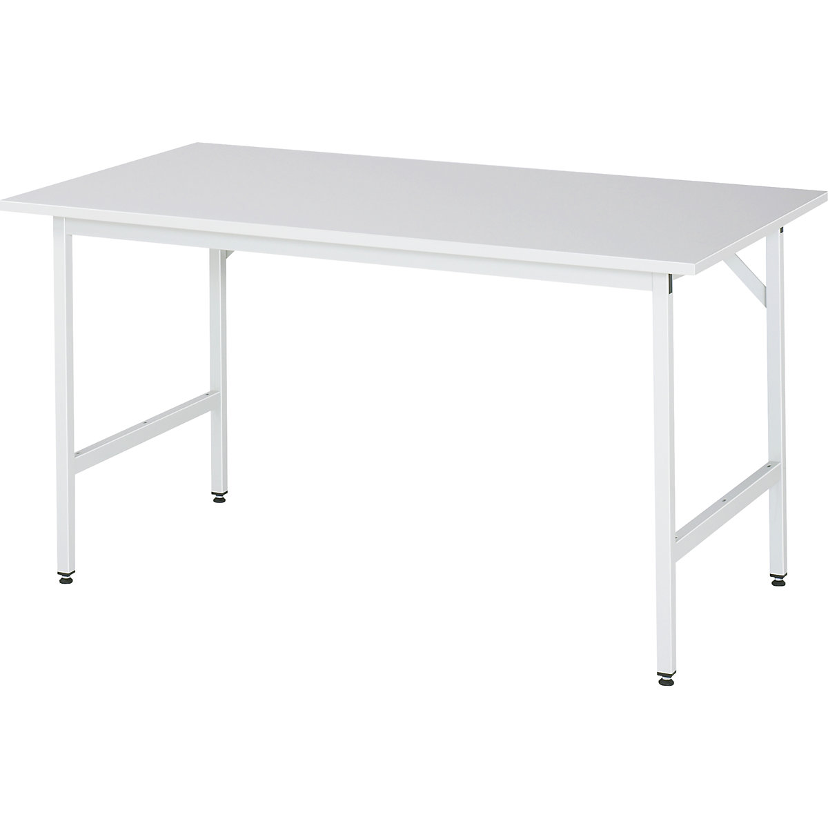 Mesa de trabalho, ajustável em altura - eurokraft basic