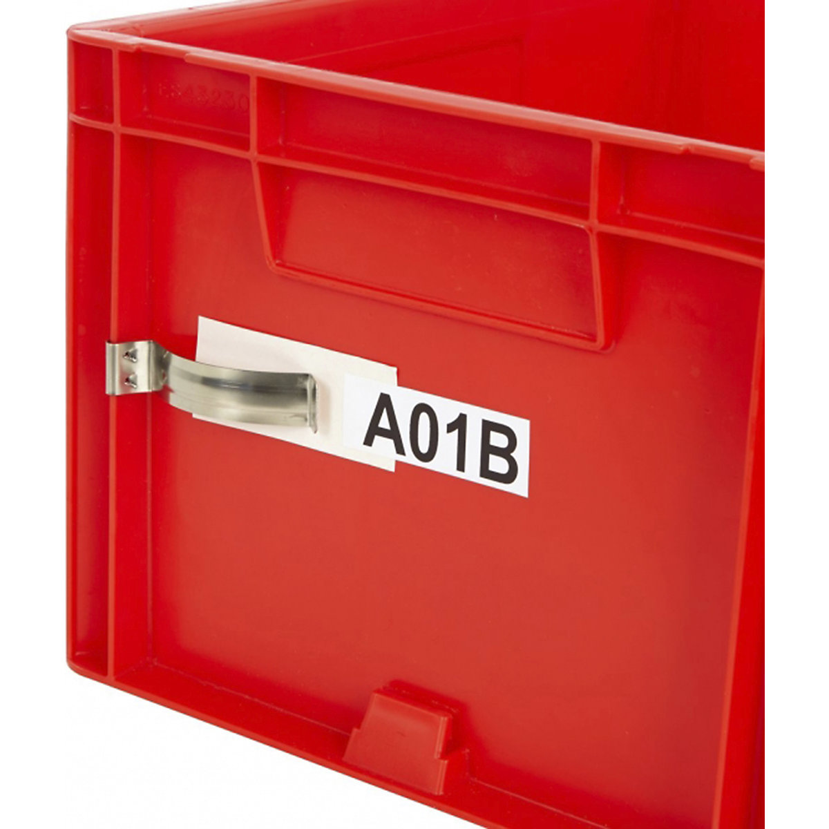 Metal Label Holder For Euro Stacking Containers Pack Of 50