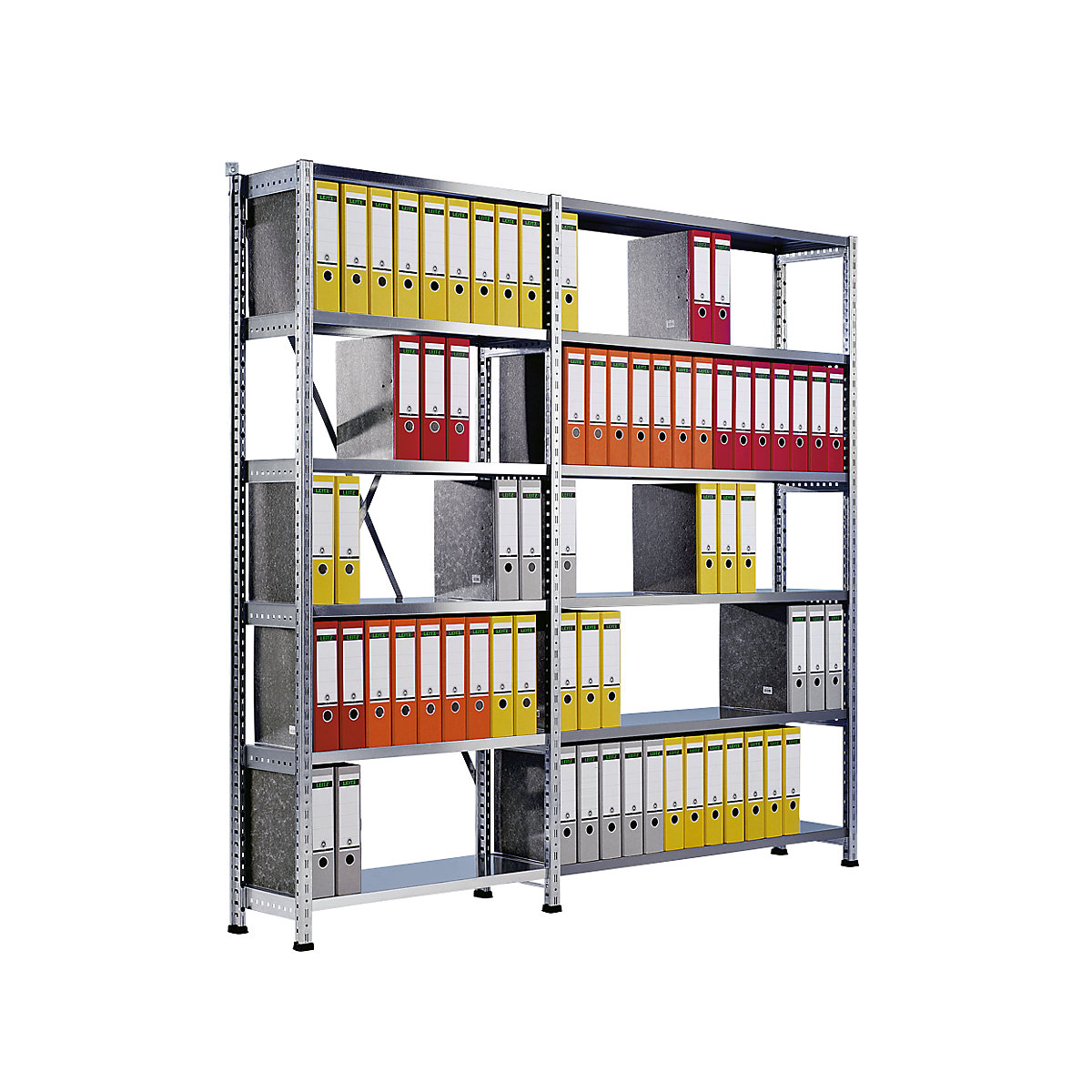 Ordner- und Archiv-Steckregal, verzinkt (Produktabbildung 2)-1