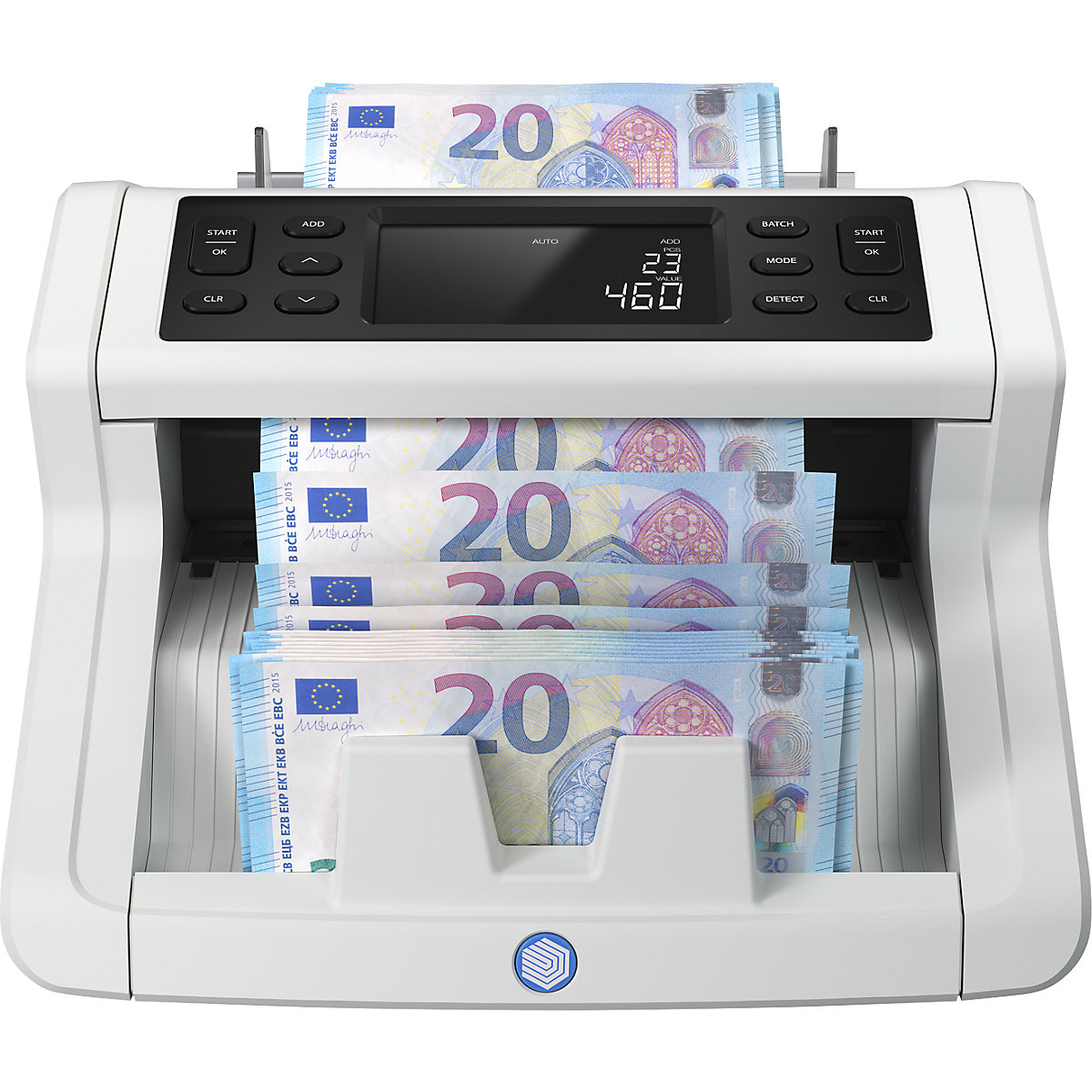 Pénzszámláló készülék válogatás nélküli számláláshoz – Safescan (Termék képe 3)-2