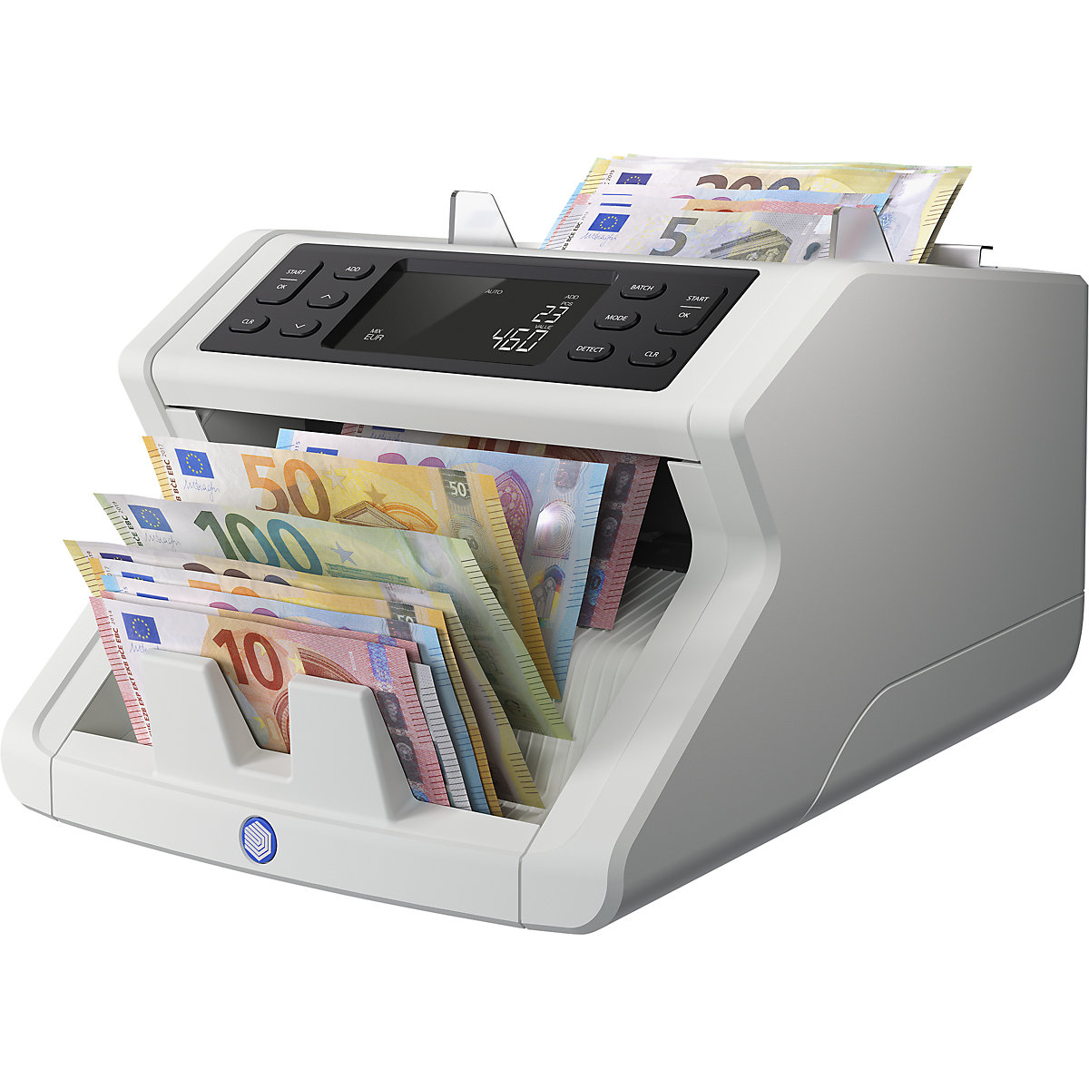 Pénzszámláló készülék válogatás nélküli számláláshoz – Safescan (Termék képe 8)-7
