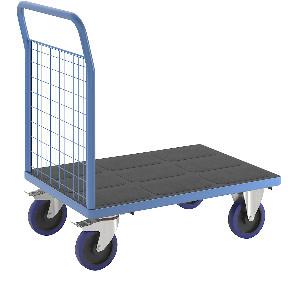 Plattformwagen mit Gitterwänden eurokraft pro