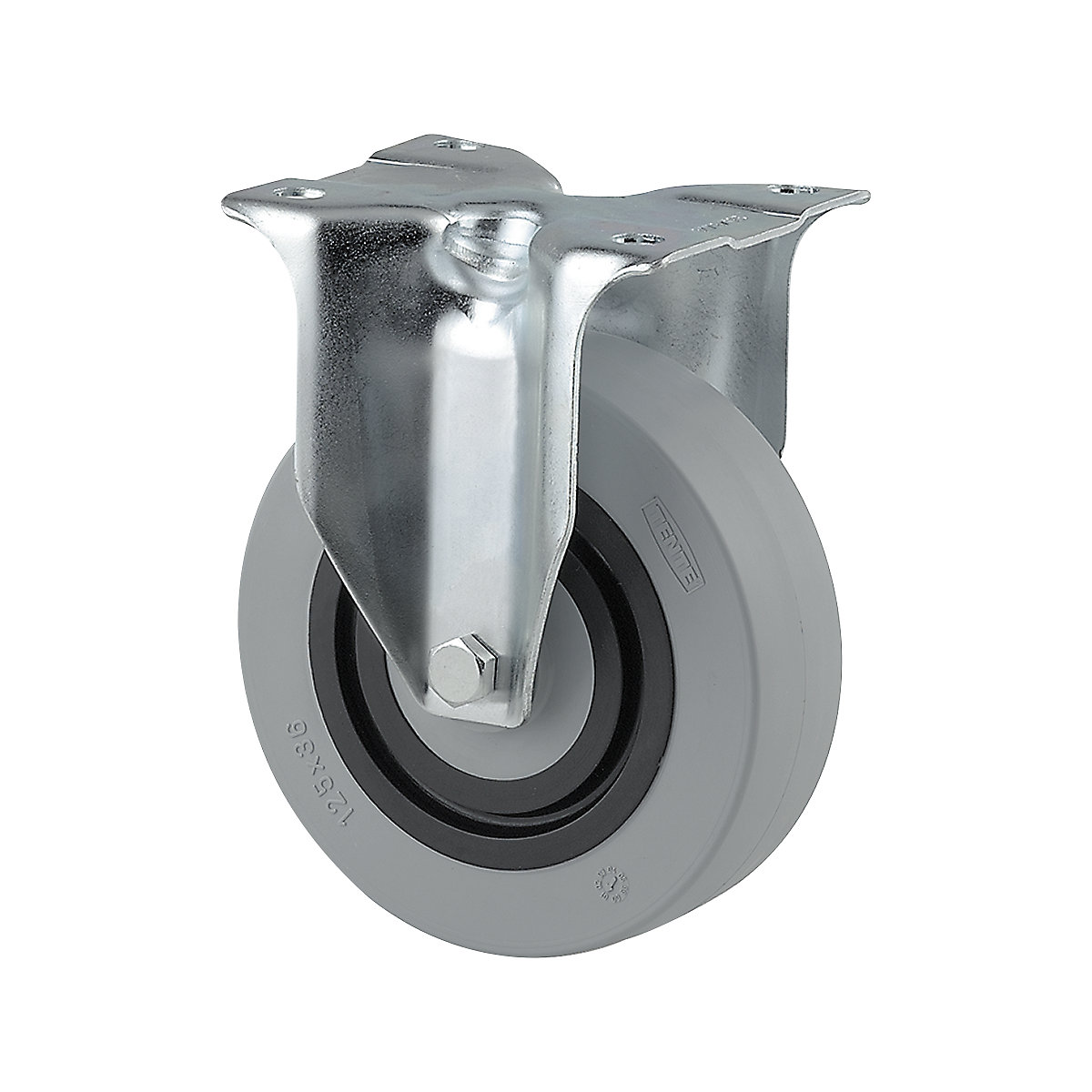 Polyamide wiel, grijs &ndash; TENTE
