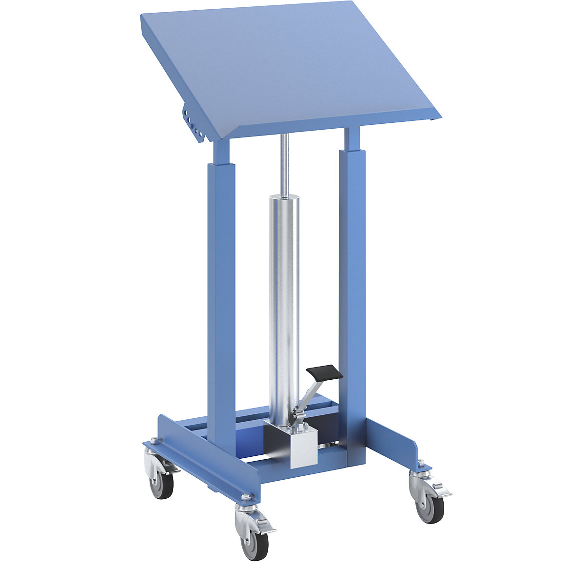 Posicionador de material, carga máx. 150 kg, transitable &ndash; eurokraft pro