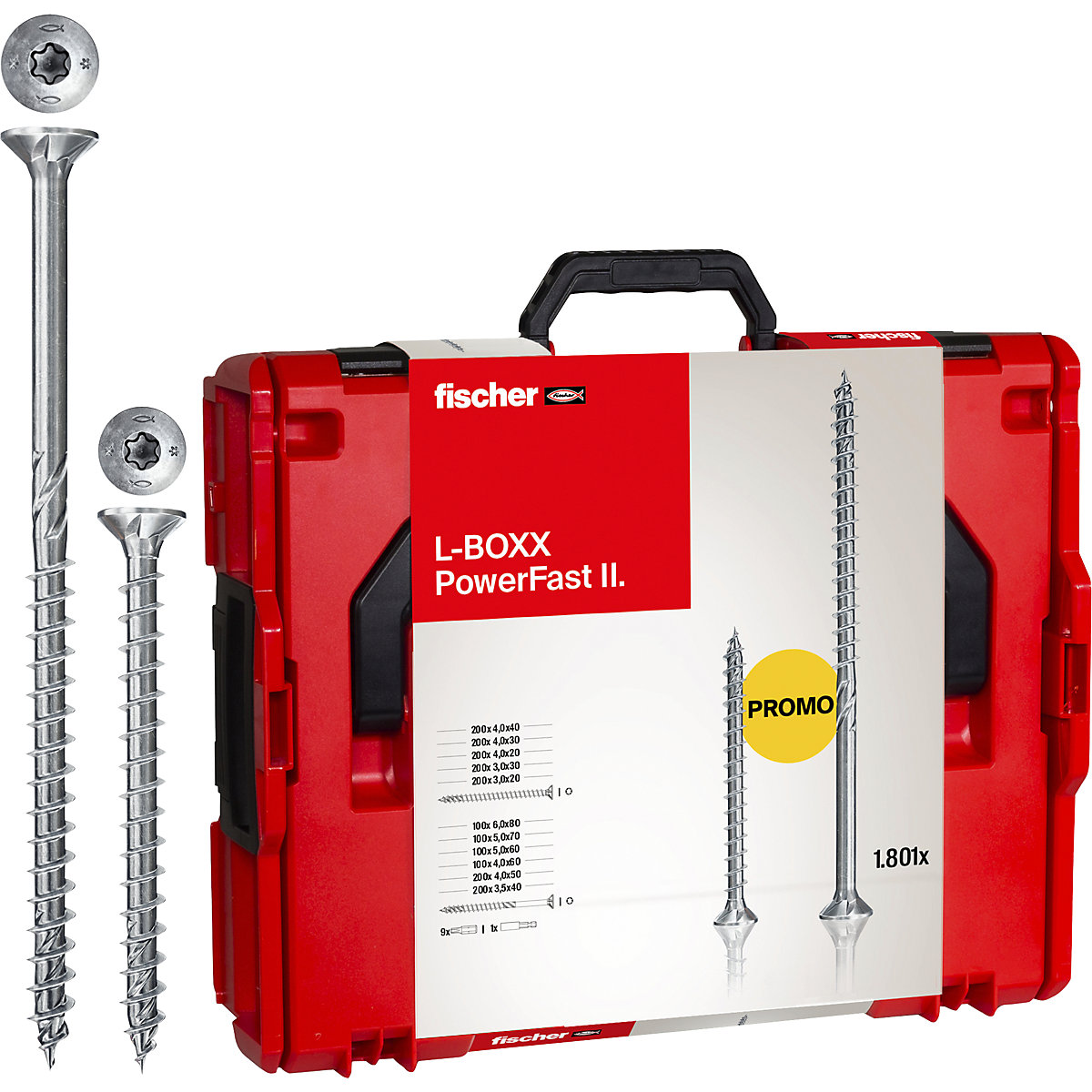 PowerFast II L-Boxx 102 screws - fischer