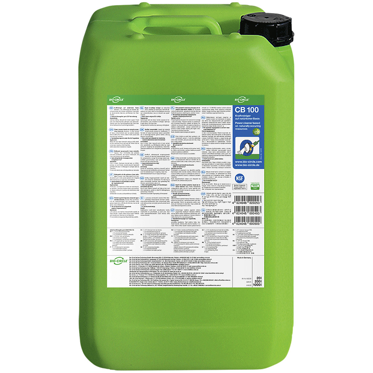 Produit nettoyant industriel CB 100 - Bio-Circle