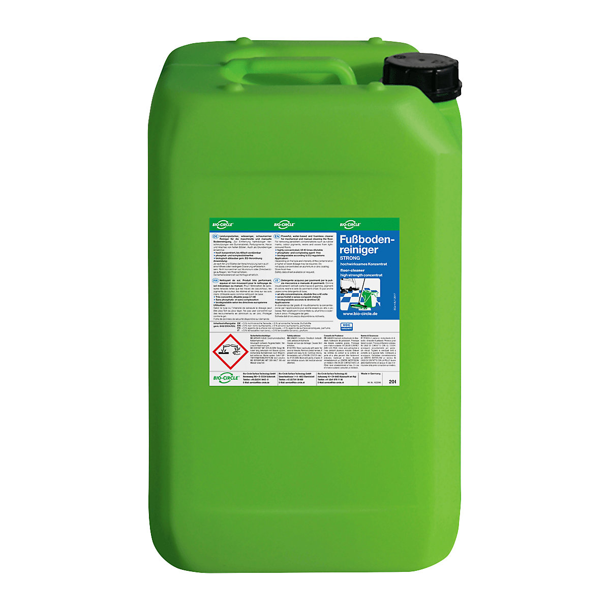 Produit nettoyant pour sols STRONG - Bio-Circle