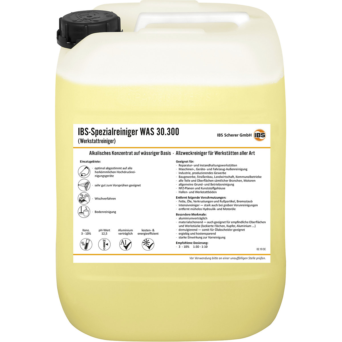 Produit nettoyant universel pour l'atelier - IBS Scherer