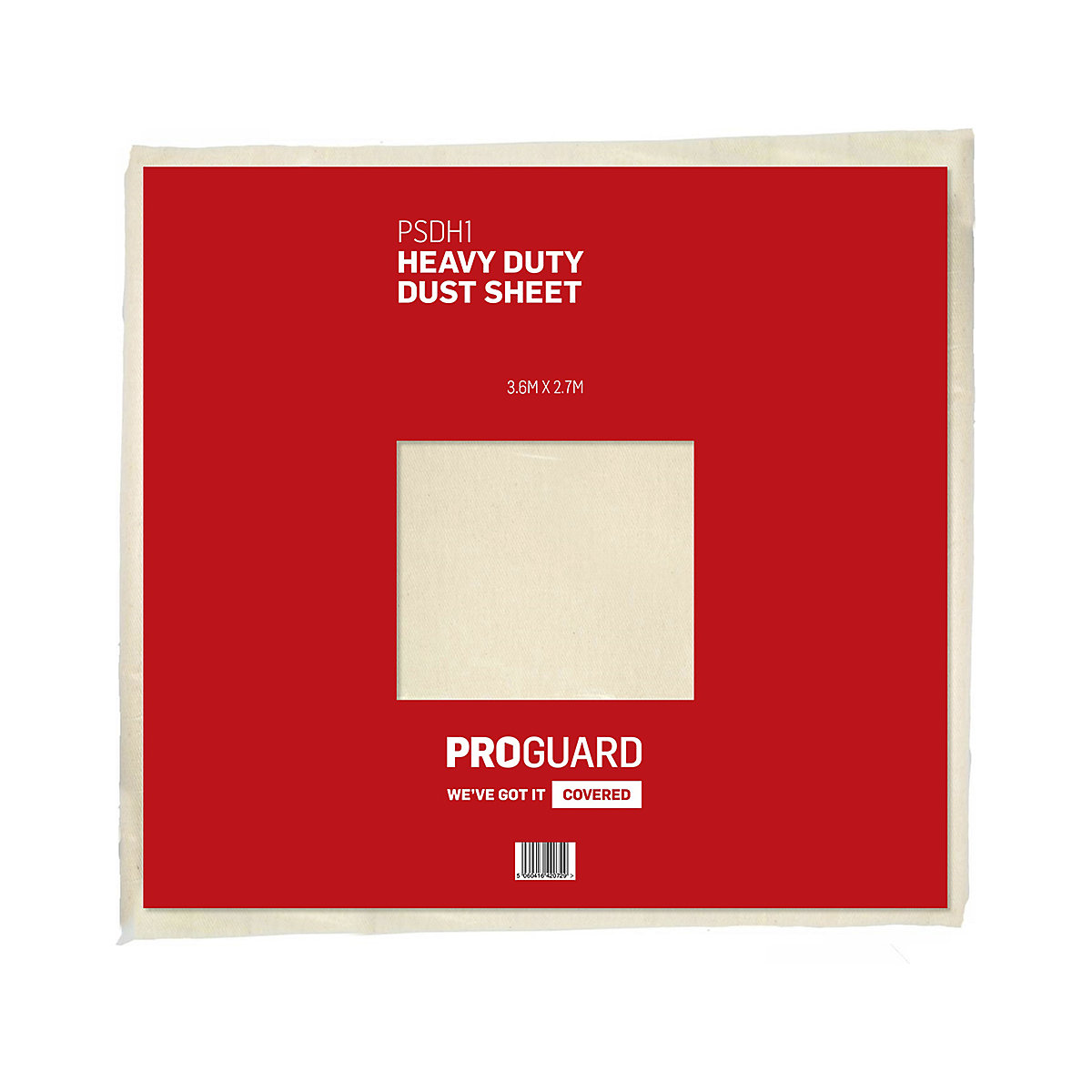 Proguard Cotton Twill Dust Sheets, Proguard Cotton Twill Dust Sheets, Proguard Cotton Twill Dust Sheet | Pack of 10 | 3.6m x 2.7m | Heavy Duty-1
