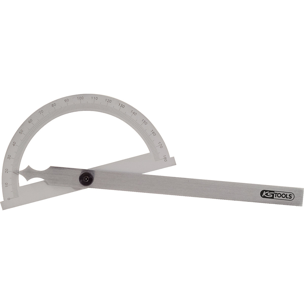 Protractor with rule - KS Tools