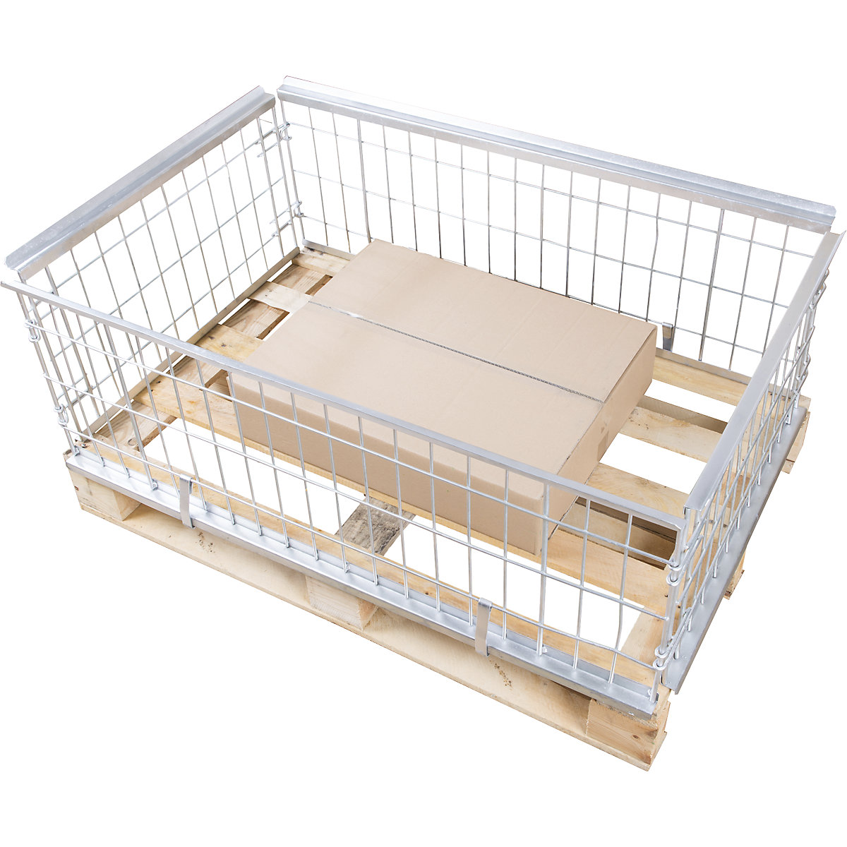 Raklapra helyezhető rácsos keret EURO-csereraklaphoz &ndash; ratioform