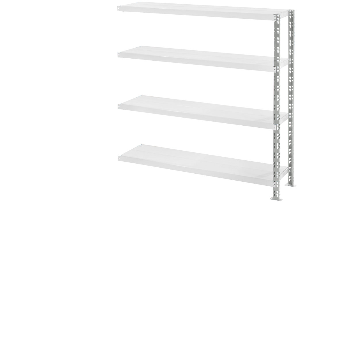 Rayonnage emboîtable extra-large avec tablettes en tôle d'acier