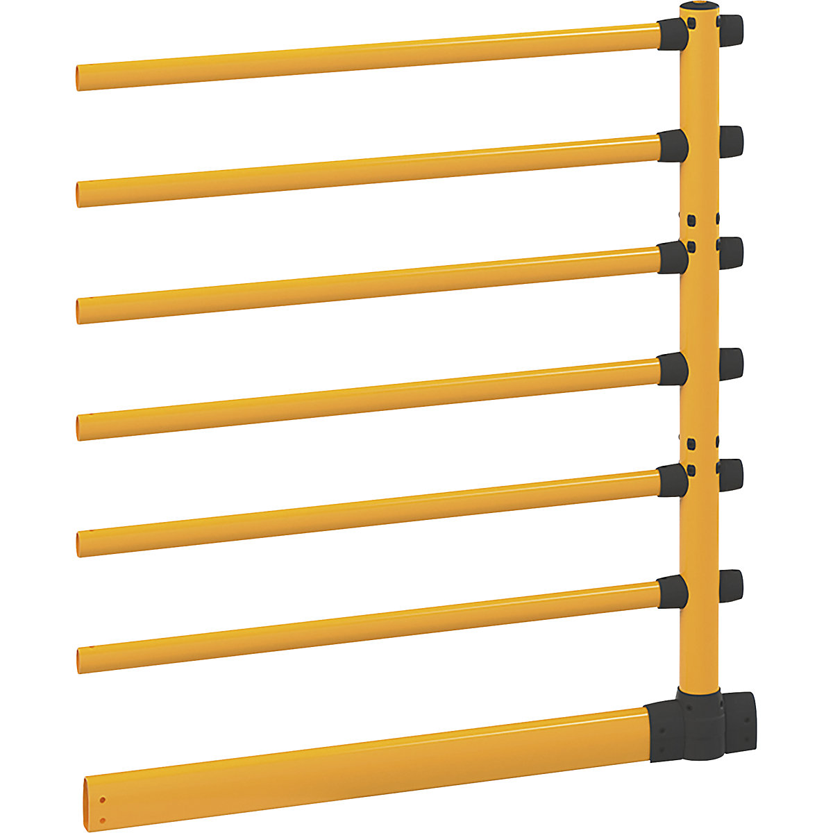 Ringhiera paracolpi H-Line con protezione antincastro - Black Bull