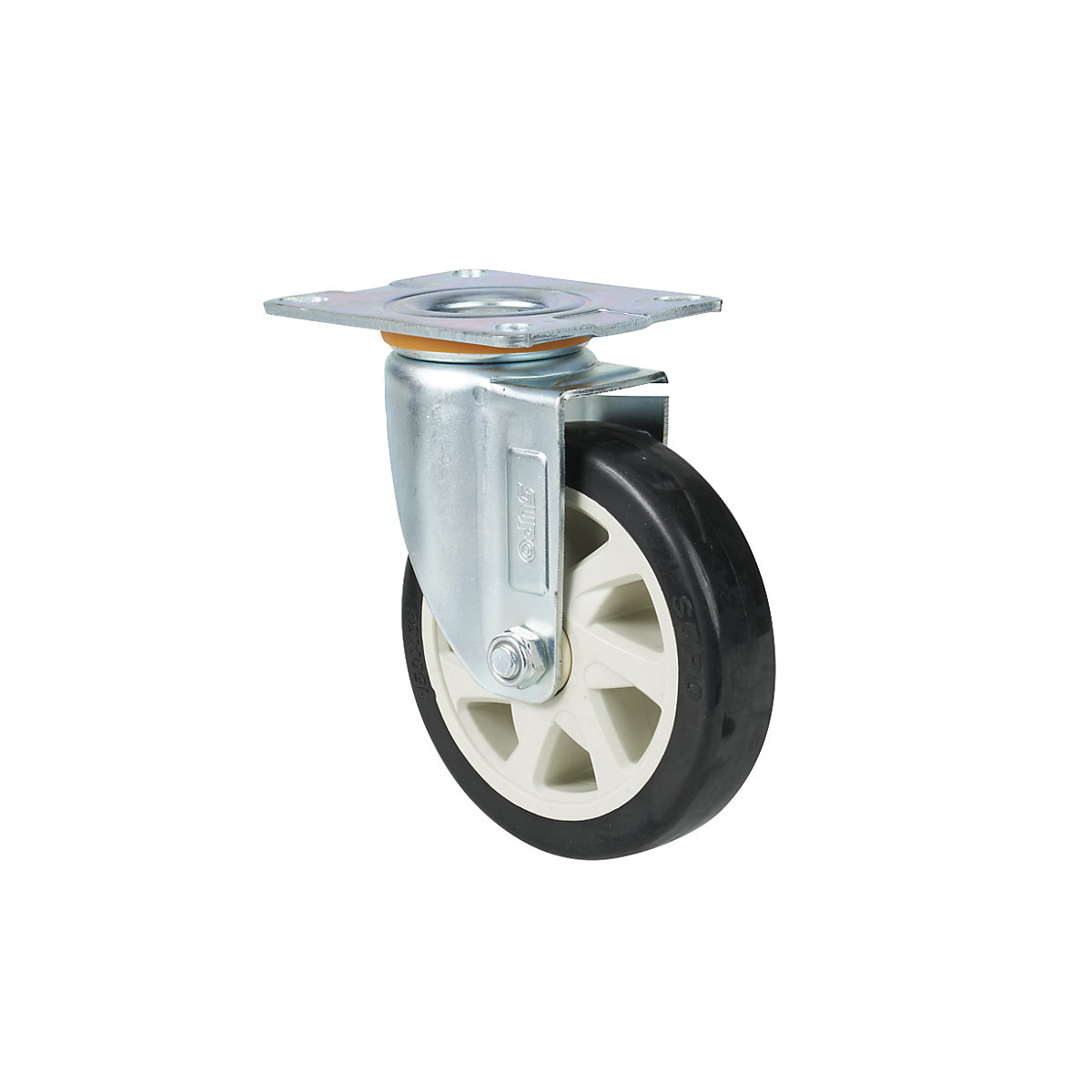 Roulette pivotante pour chariot grillagé HG-313