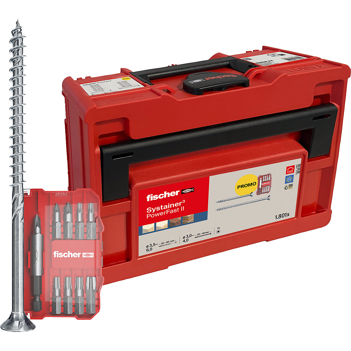 Schrauben PowerFast II Tanos Systainer-Box M137 fischer