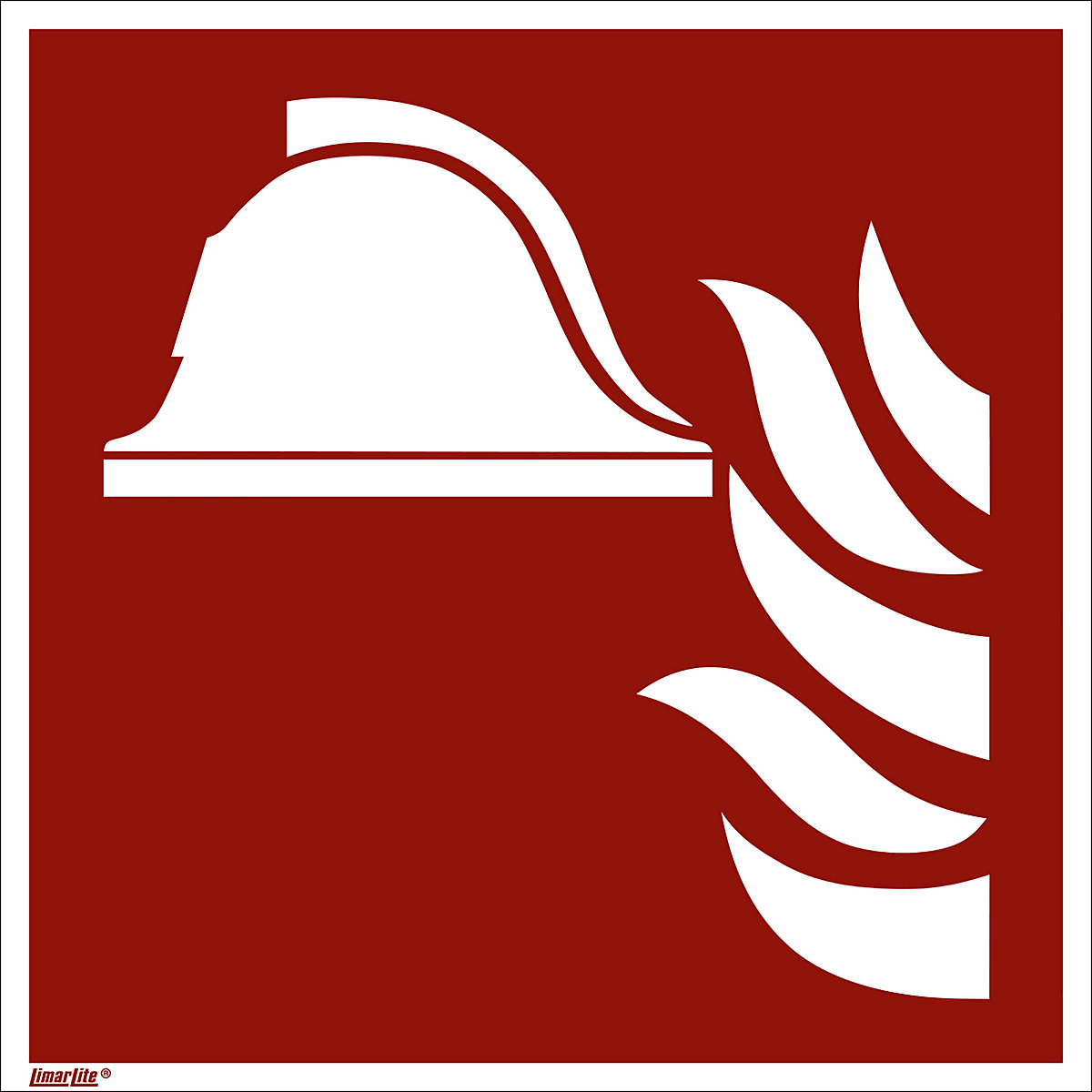 Señal de protección contra incendios