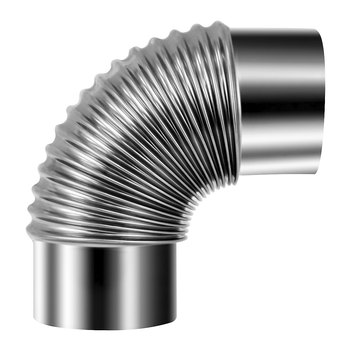 Sealey 100mm Stainless Steel Exhaust | Flue 900 Bend (Product illustration 2)-1