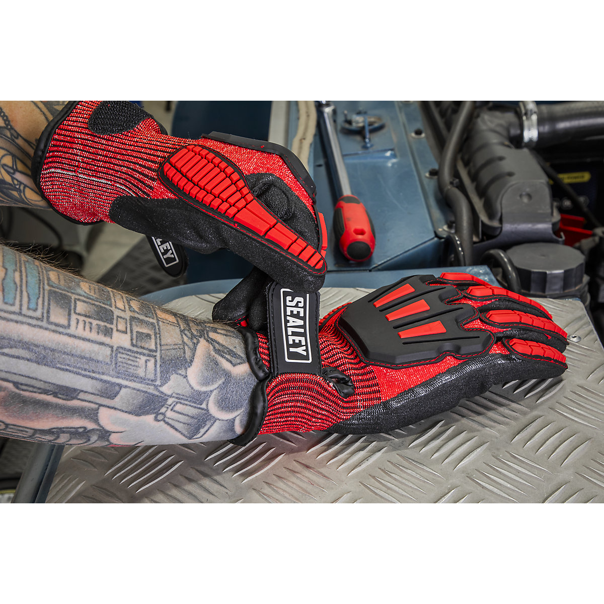 Sealey Cut & Impact Resistant Gloves (Product illustration 7)-6