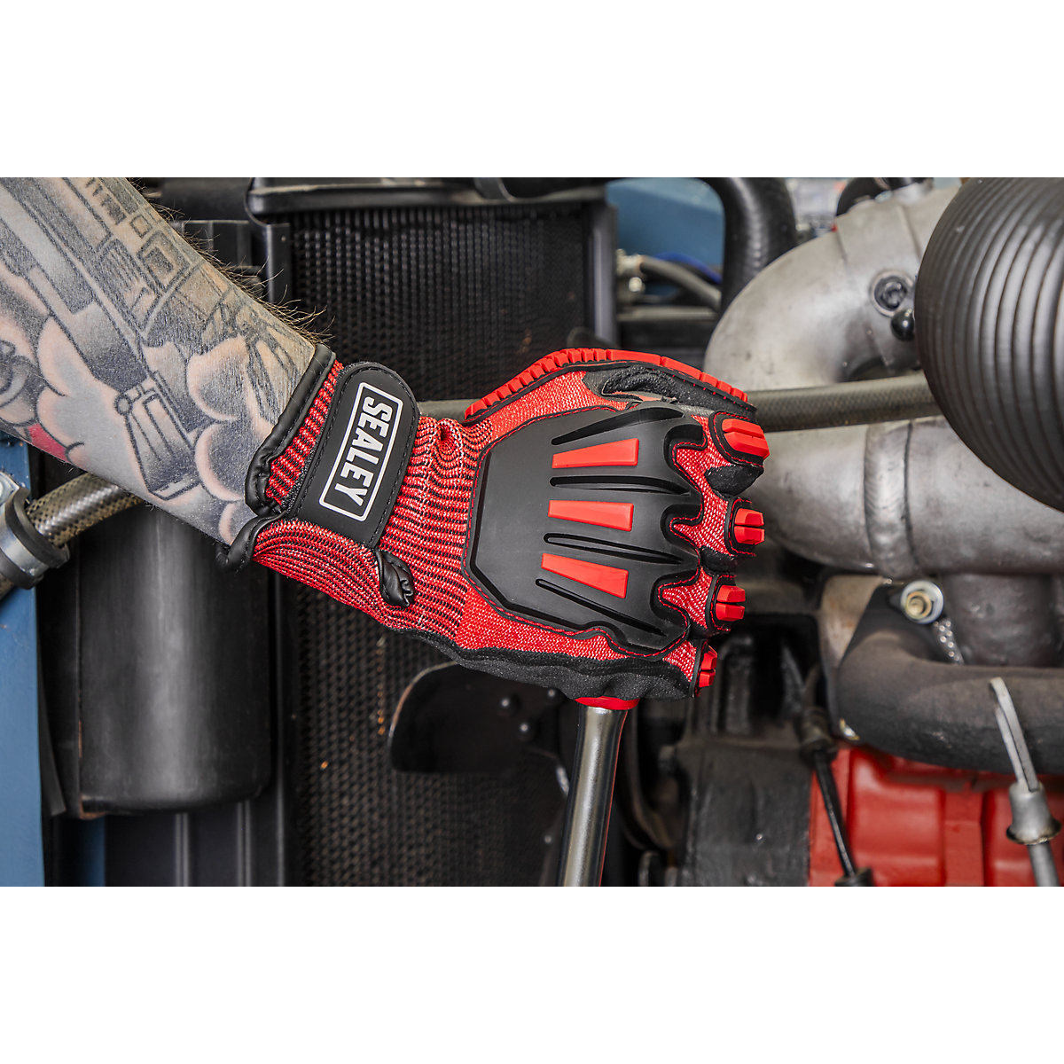 Sealey Cut & Impact Resistant Gloves (Product illustration 8)-7