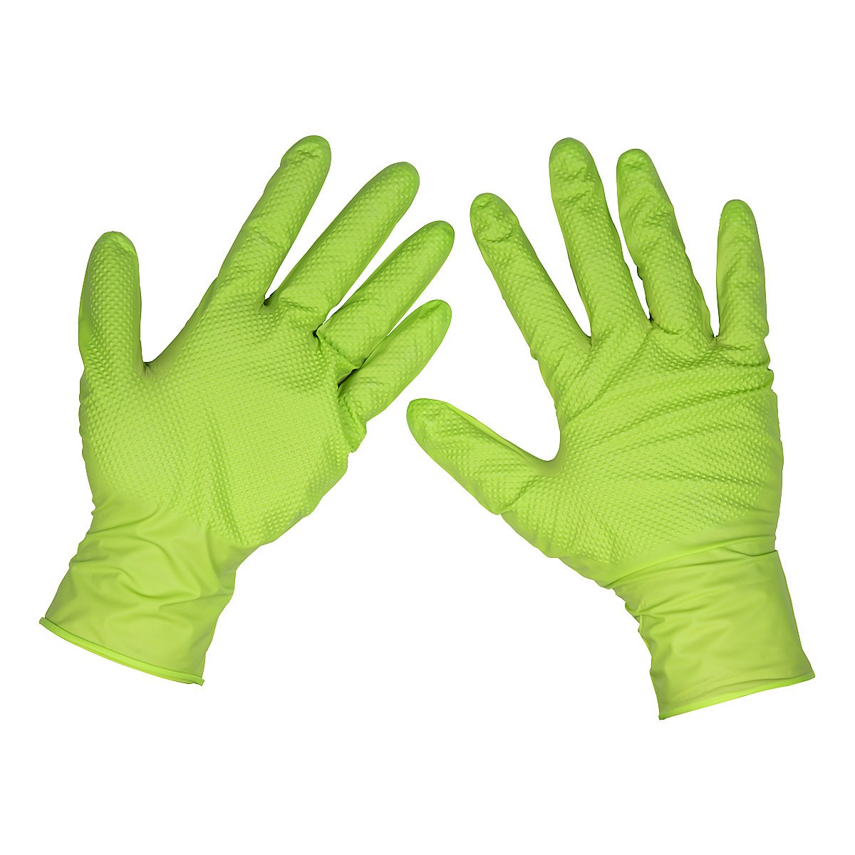 Sealey Diamond Grip Extra-Thick Nitrile Powder-Free Gloves