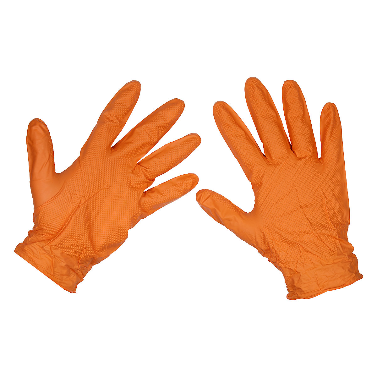 Sealey Diamond Grip Extra-Thick Nitrile Powder-Free Gloves