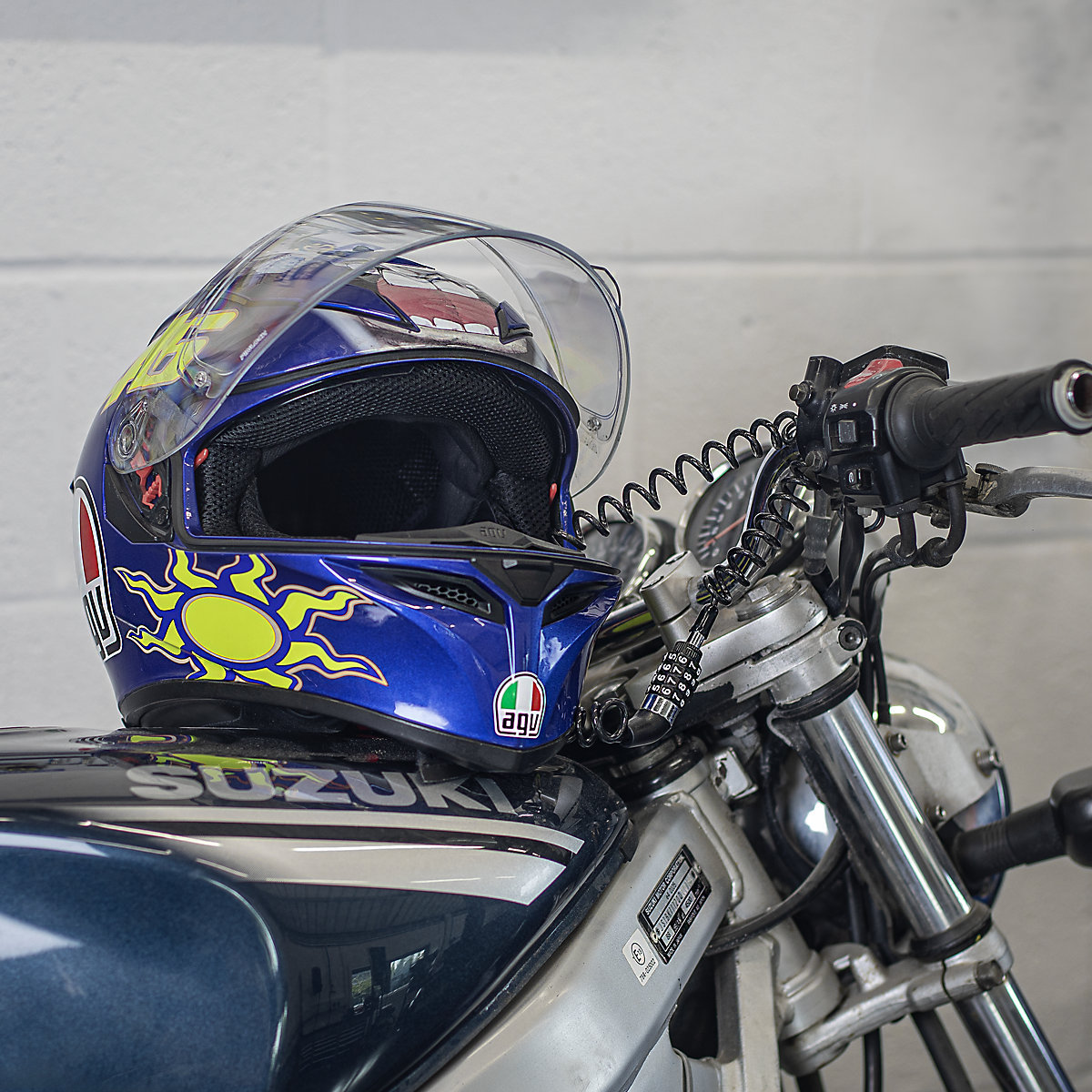 Sealey Helmet Gear Cable Lock (Product illustration 7)-6