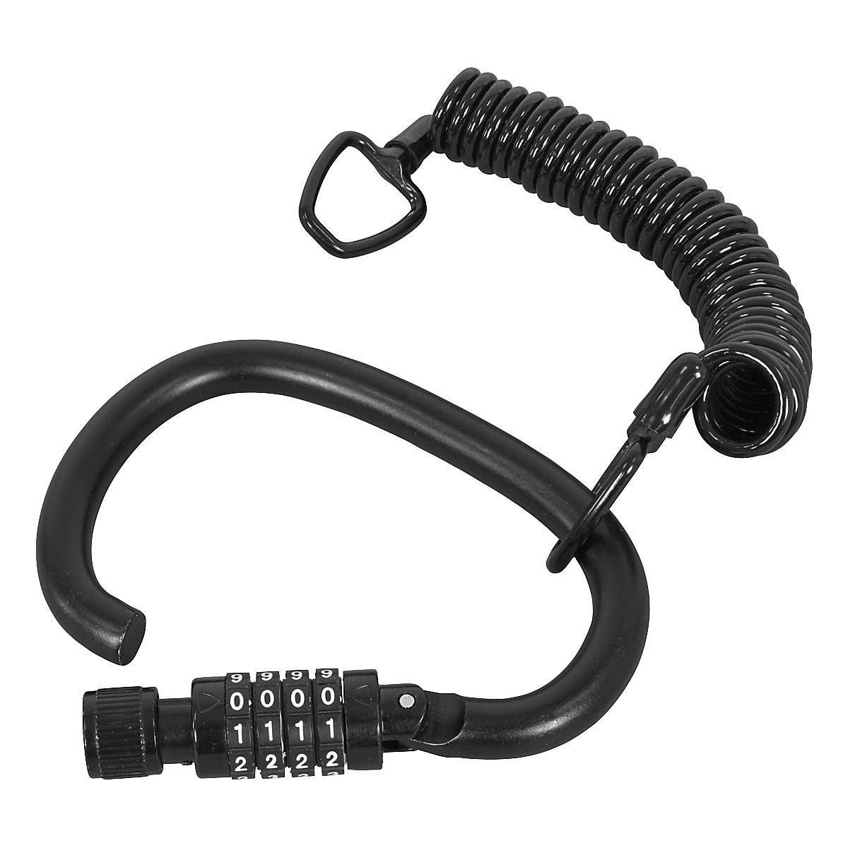 Sealey Helmet Gear Lock with Cable (Product illustration 2)-1