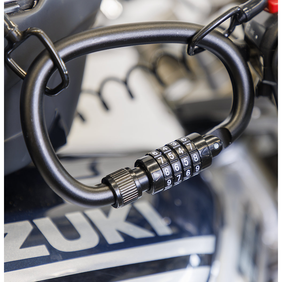 Sealey Helmet Gear Lock with Cable (Product illustration 6)-5