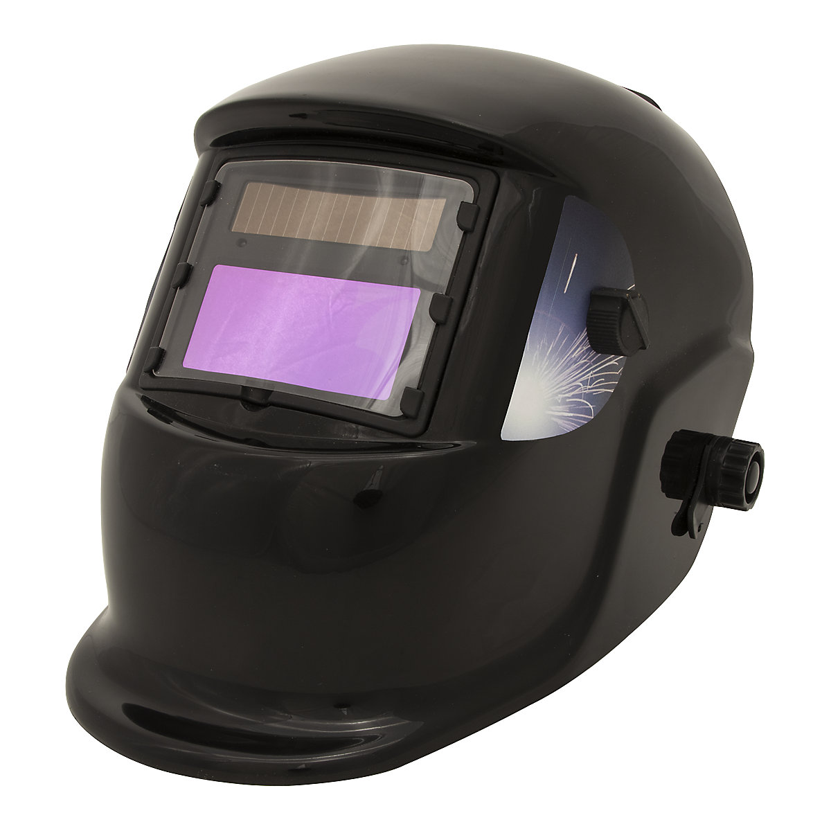 Sealey Siegen Auto Darkening Welding Helmet | Shade 9-13 (Product illustration 2)-1