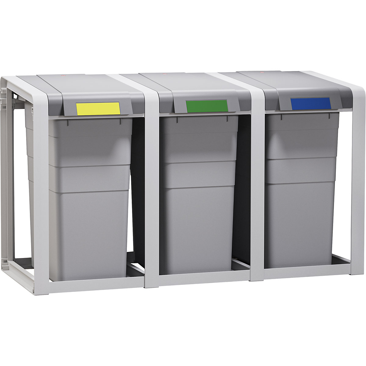 Sistema modular de recipientes para separar materiales ProfiLine, ecológico y flexible &ndash; Hailo
