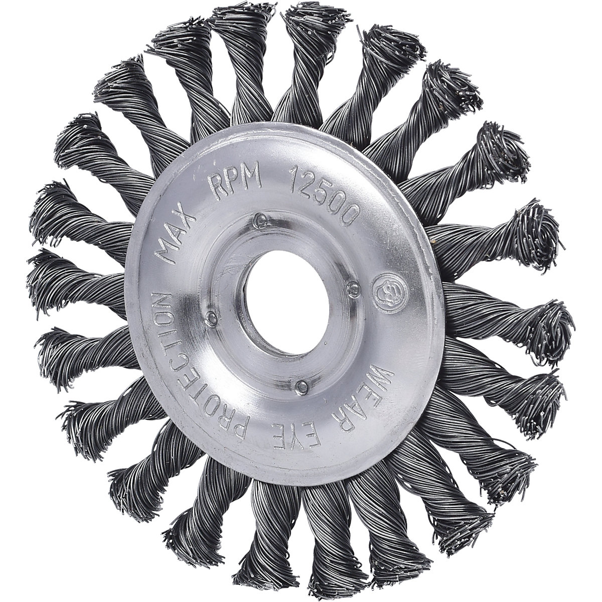 Steel wire circular brush - KS Tools