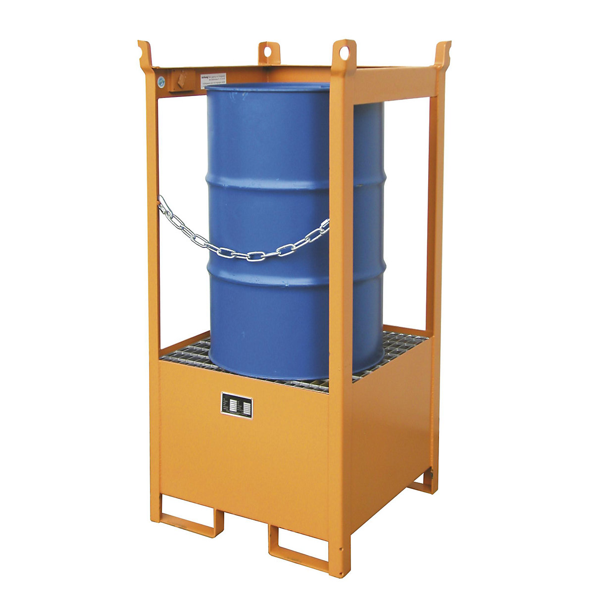 Storage and transport pallet with sump tray - eurokraft pro