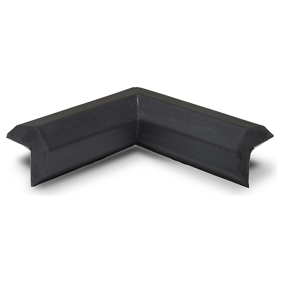 TRAFFIC-LINE Edge Impact Protection | Trapeze | Internal Corner | 80l x 80w x 40h mm | Black | Self-Adhesive