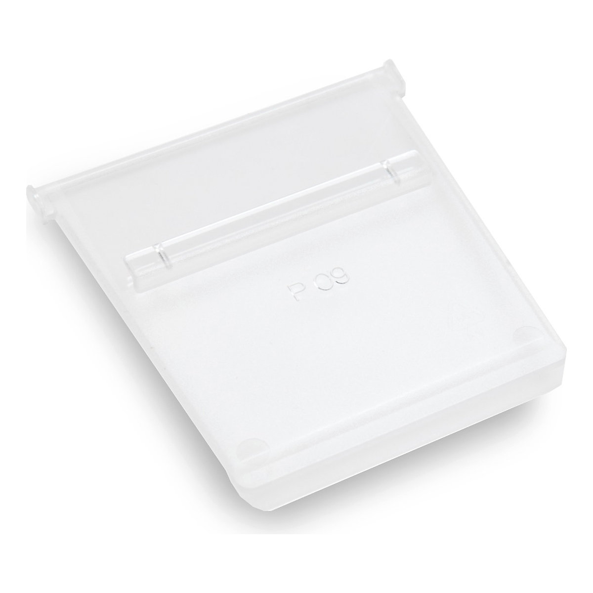 Topstore® Drop Front Shelf Bin Dividers | 95h x 90w mm | Pack of 100 | Transparent