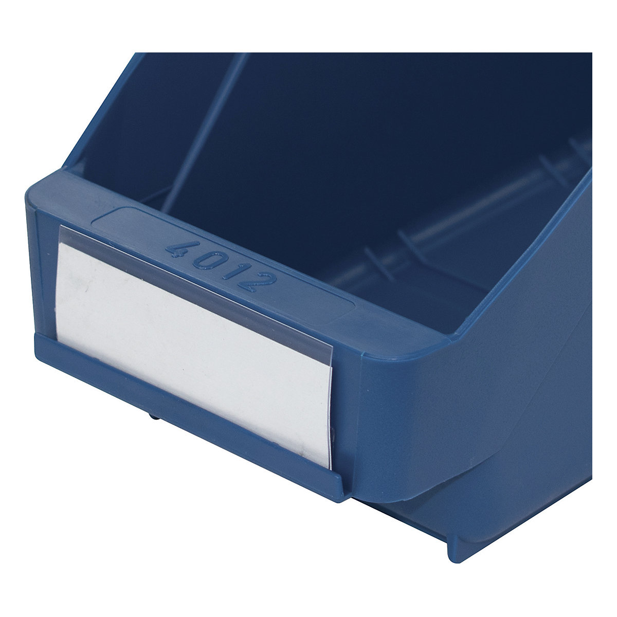 Topstore® Drop Front Shelf Bin Label Holders & Labels | 30h x 75w mm | Pack of 200