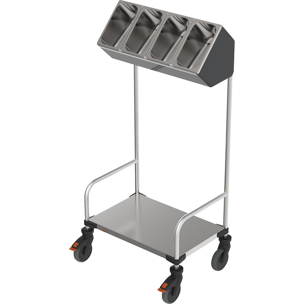 Tray and cutlery trolleys