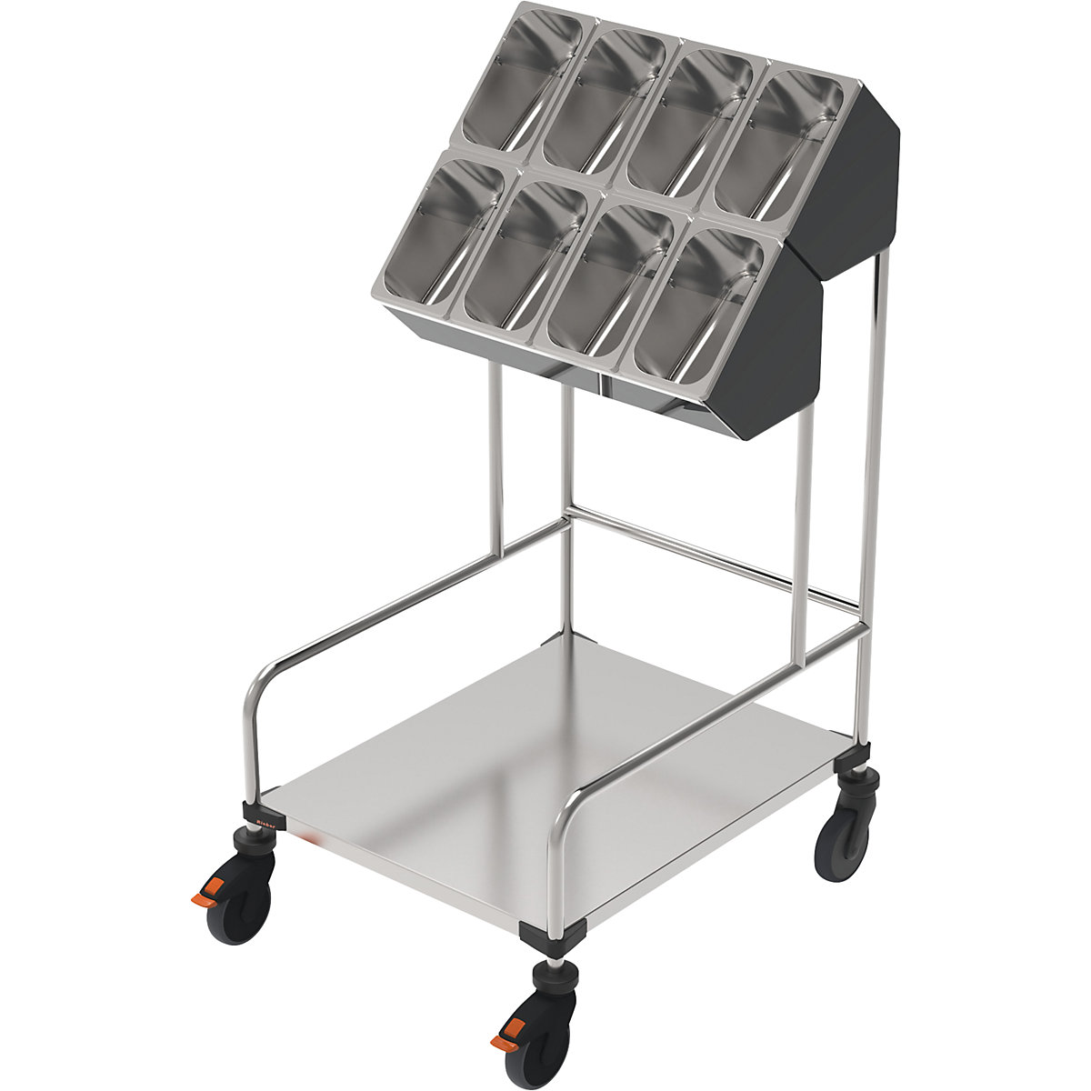 Tray and cutlery trolleys