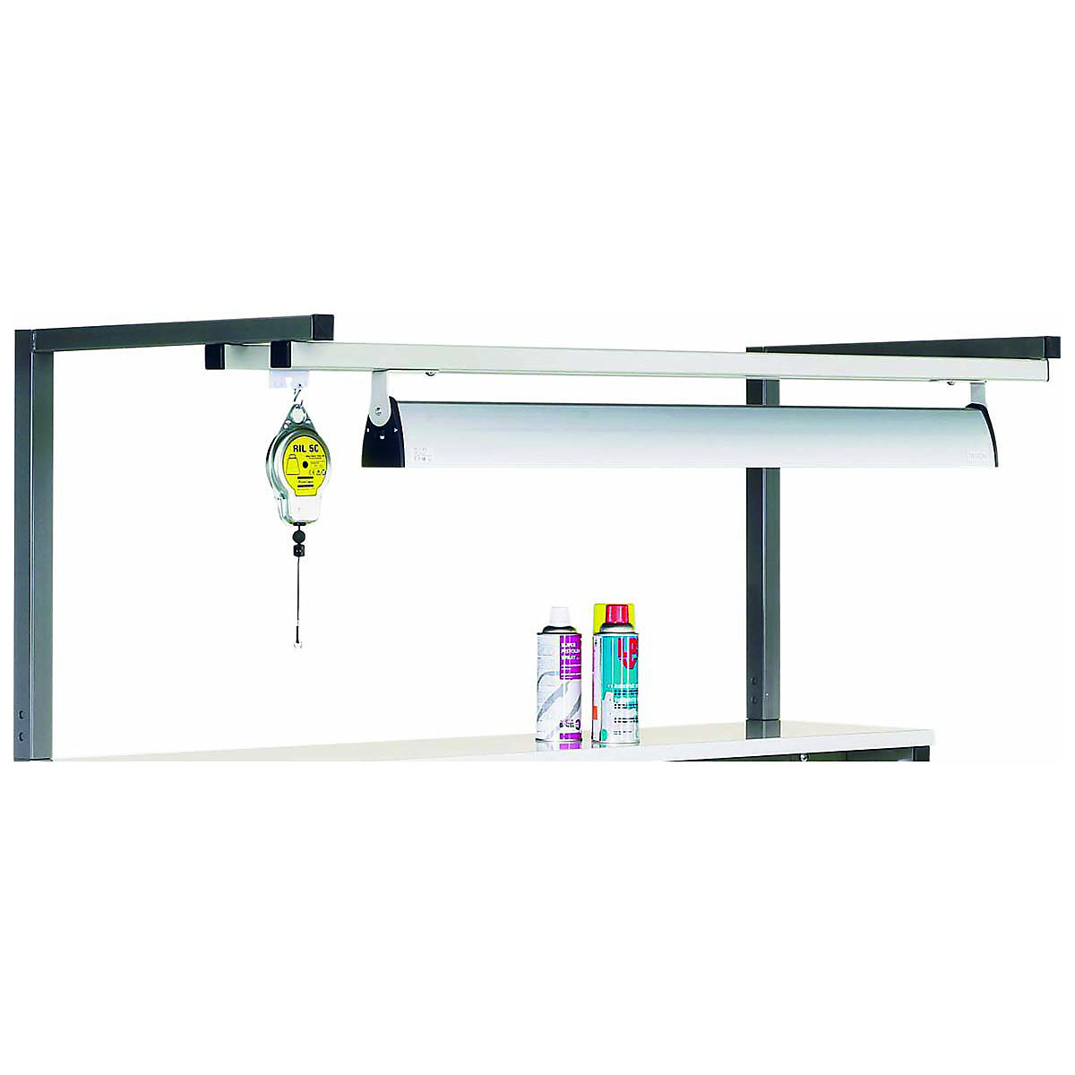 Treston Workbench Tool And Lighting Support Kit 1200w x 600d mm For TRASWS712 (Product illustration 2)-1