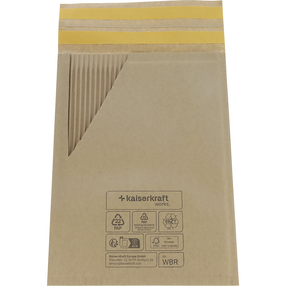 Versandtasche Wavebag™ Return terra ratioform terra
