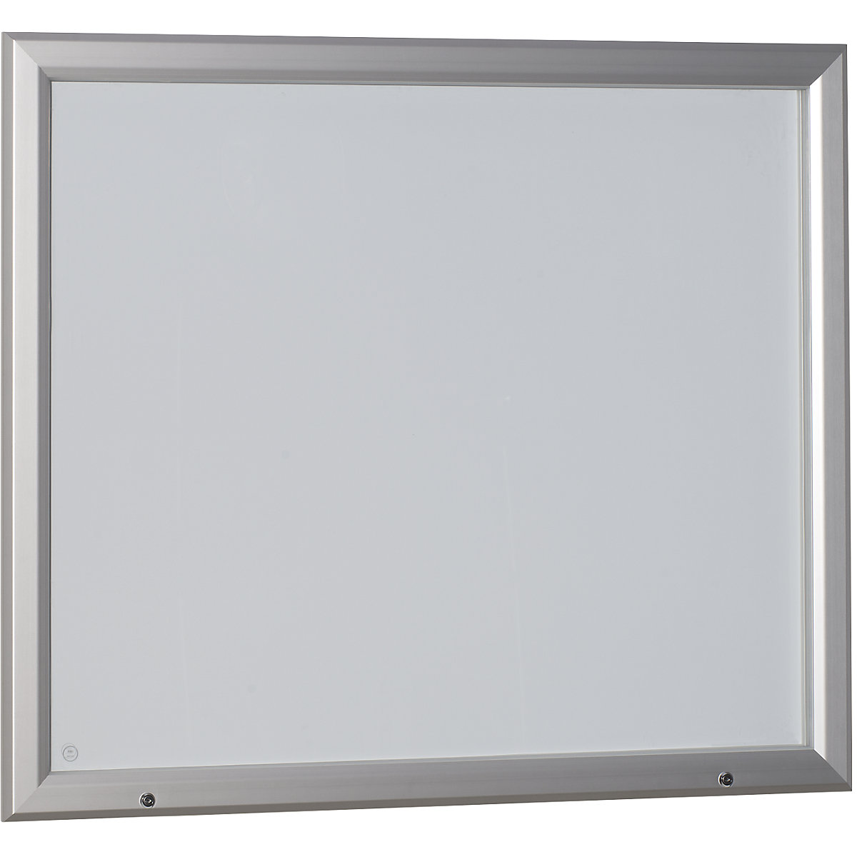 Vitrinekast, aluminium frame, voor binnen- en buitentoepassing &ndash; eurokraft pro