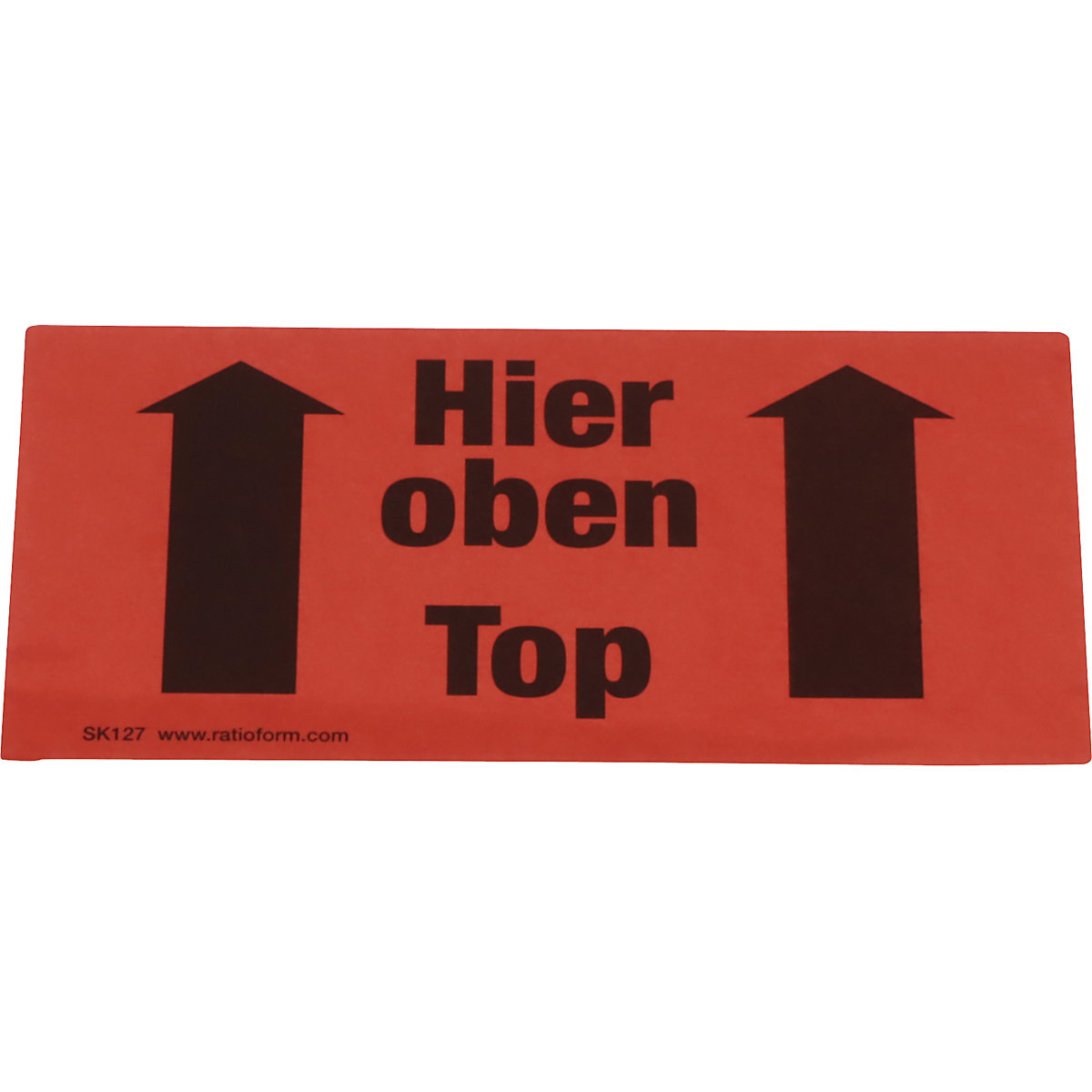 Warnetiketten ratioform