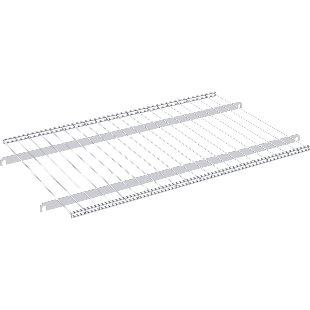Wire mesh intermediate shelf